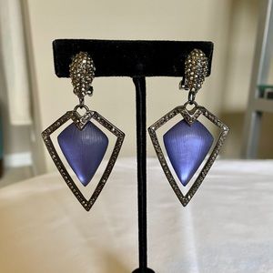 Alexis Bittar Purple Clip Earrings